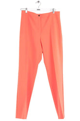 Pantalon droit Marina Rinaldi Orange en Synthétique, taille L - Seconde Main