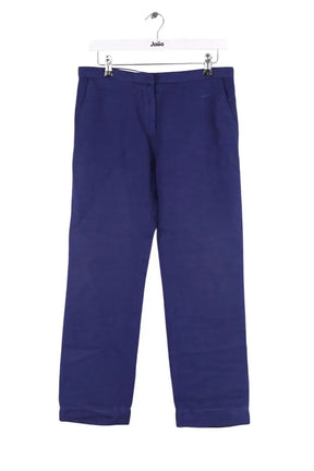 Pantalon droit Marni Bleu en Lin, taille S - Seconde Main