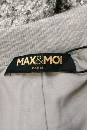 Pantalon droit Max & Moi Gris en Polyester