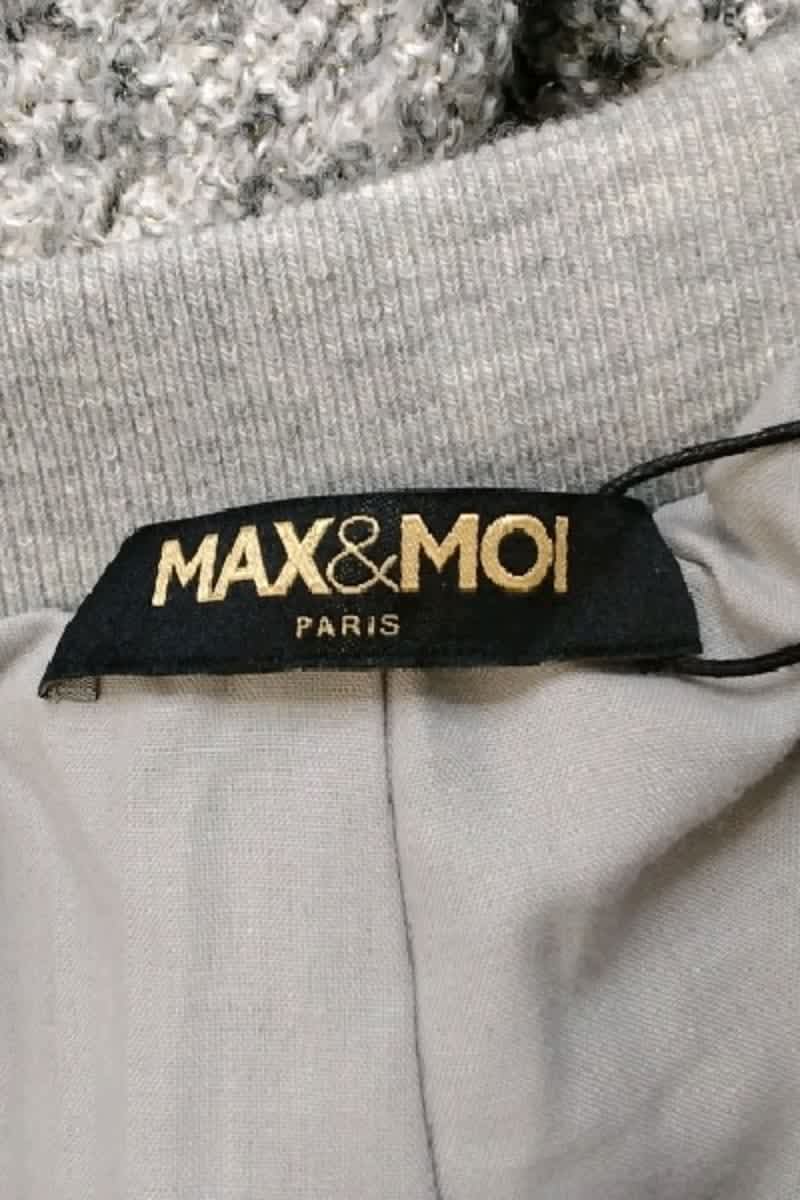 Pantalon droit Max & Moi Gris en Polyester