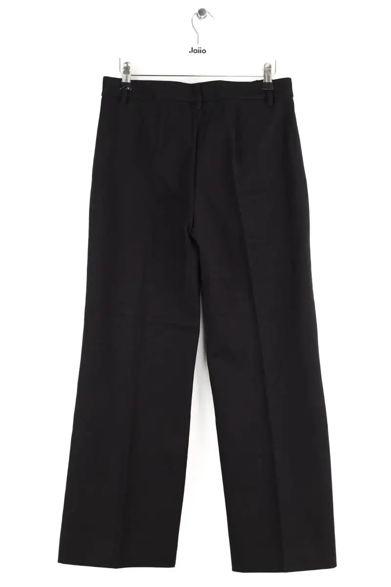 Pantalon droit Max Mara Noir en Coton