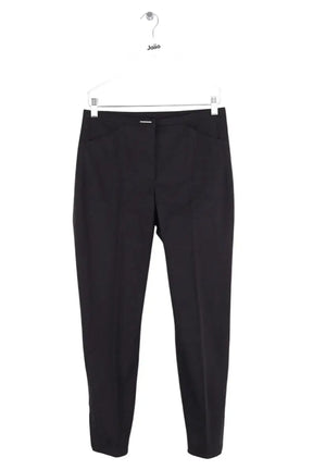 Pantalon droit Max Mara Noir en Coton, taille S - Seconde Main