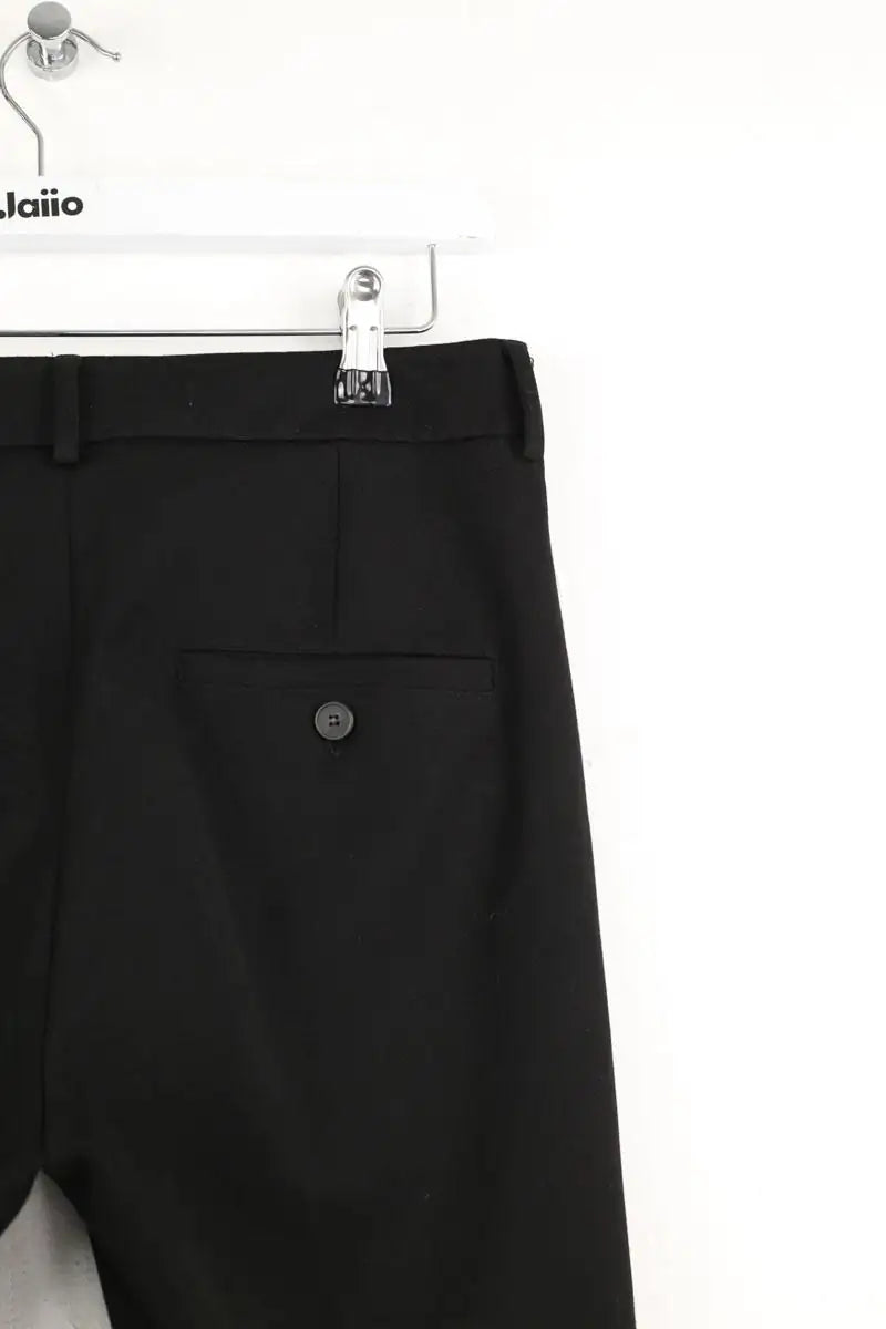 Pantalon droit Max Mara Noir en Laine