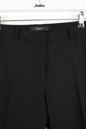Pantalon droit Max Mara Noir en Laine