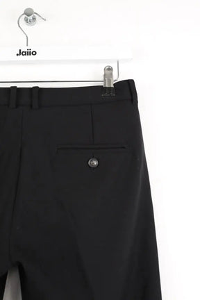 Pantalon droit Max Mara Noir en Laine