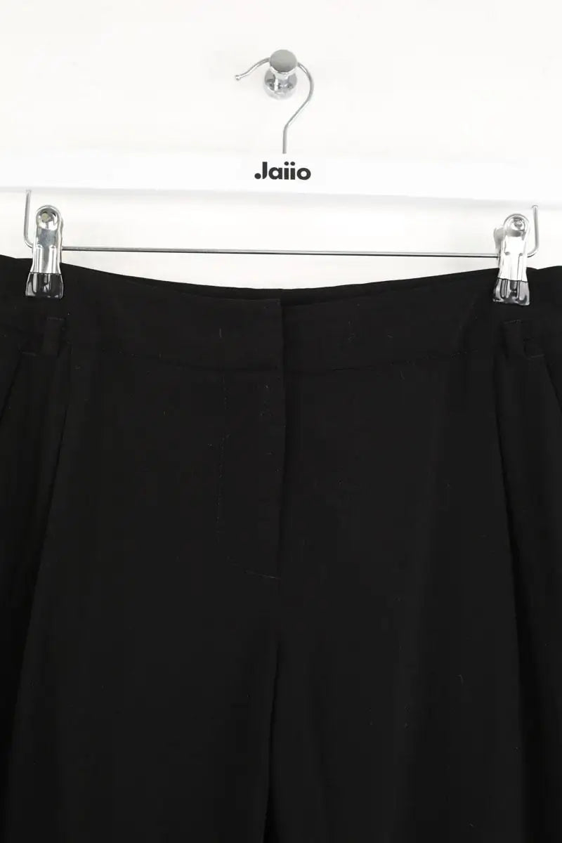 Pantalon droit Max Mara Noir en Synthétique