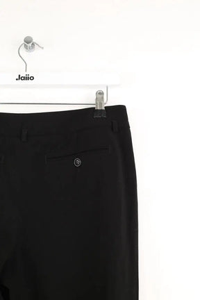 Pantalon droit Max Mara Noir en Synthétique