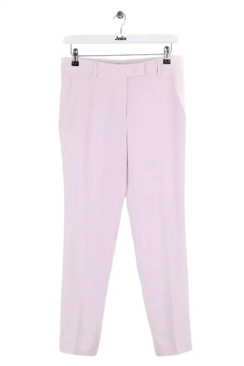 Pantalon droit Max Mara Rose en Synthétique, taille S - Seconde Main