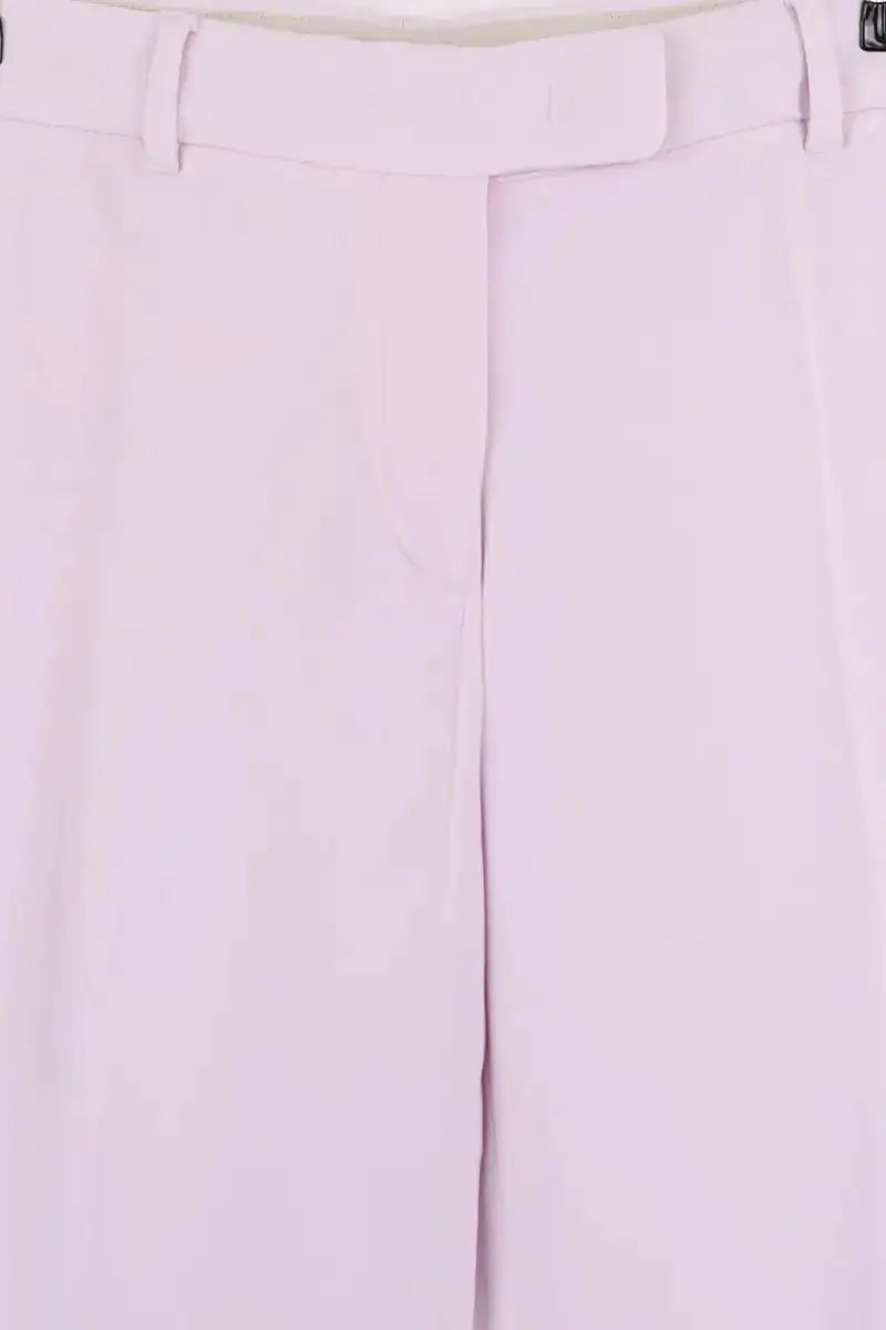 Pantalon droit Max Mara Rose en Synthétique