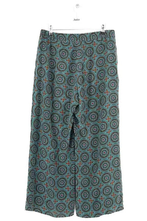 Pantalon droit Max Mara Vert en Synthétique