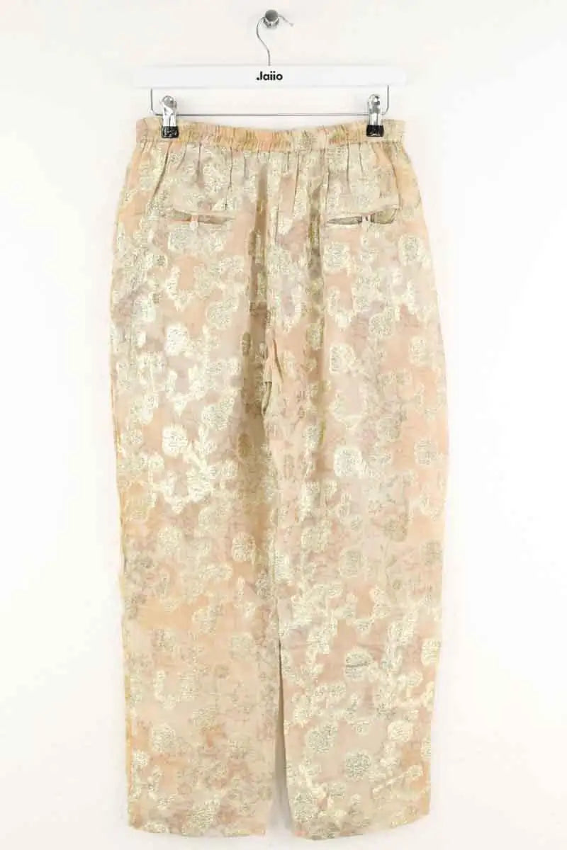 Pantalon droit Mes Demoiselles Attila Doré en Viscose