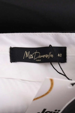 Pantalon droit Mes Demoiselles Noir en Synthétique