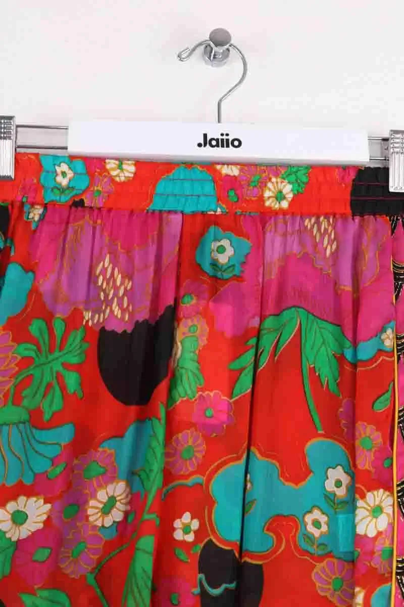 Pantalon droit Mes Demoiselles Rouge en Viscose