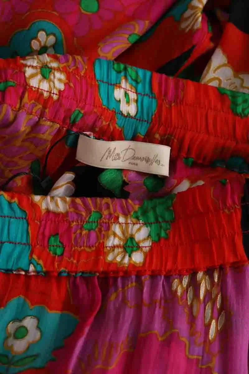 Pantalon droit Mes Demoiselles Rouge en Viscose