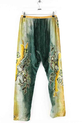 Pantalon droit Mes Demoiselles Vert en Viscose