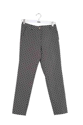 Pantalon droit Michael Kors Noir en Synthétique, taille XS - Seconde Main