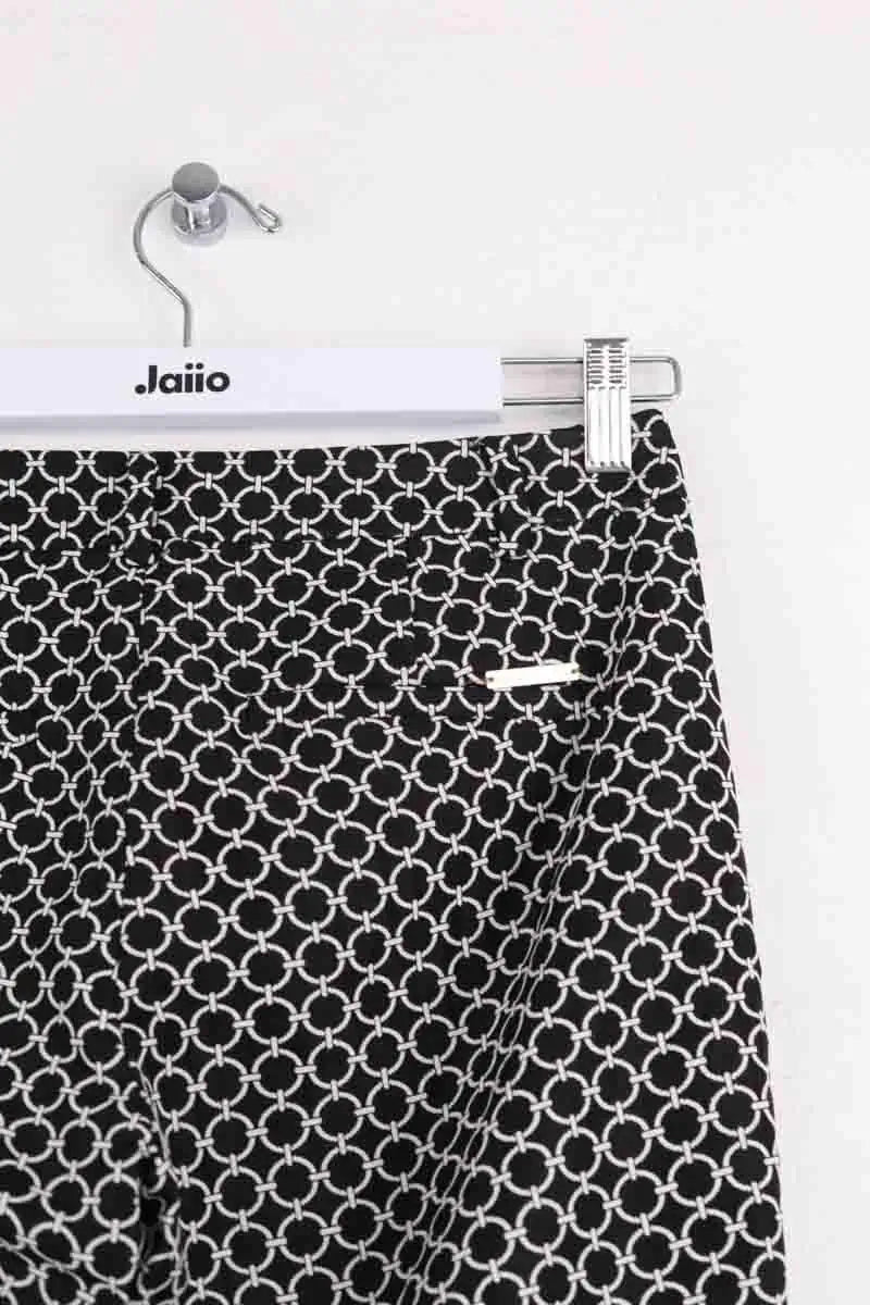 Pantalon droit Michael Kors Noir en Synthétique