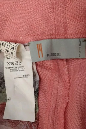 Pantalon droit Missoni Rose en Viscose