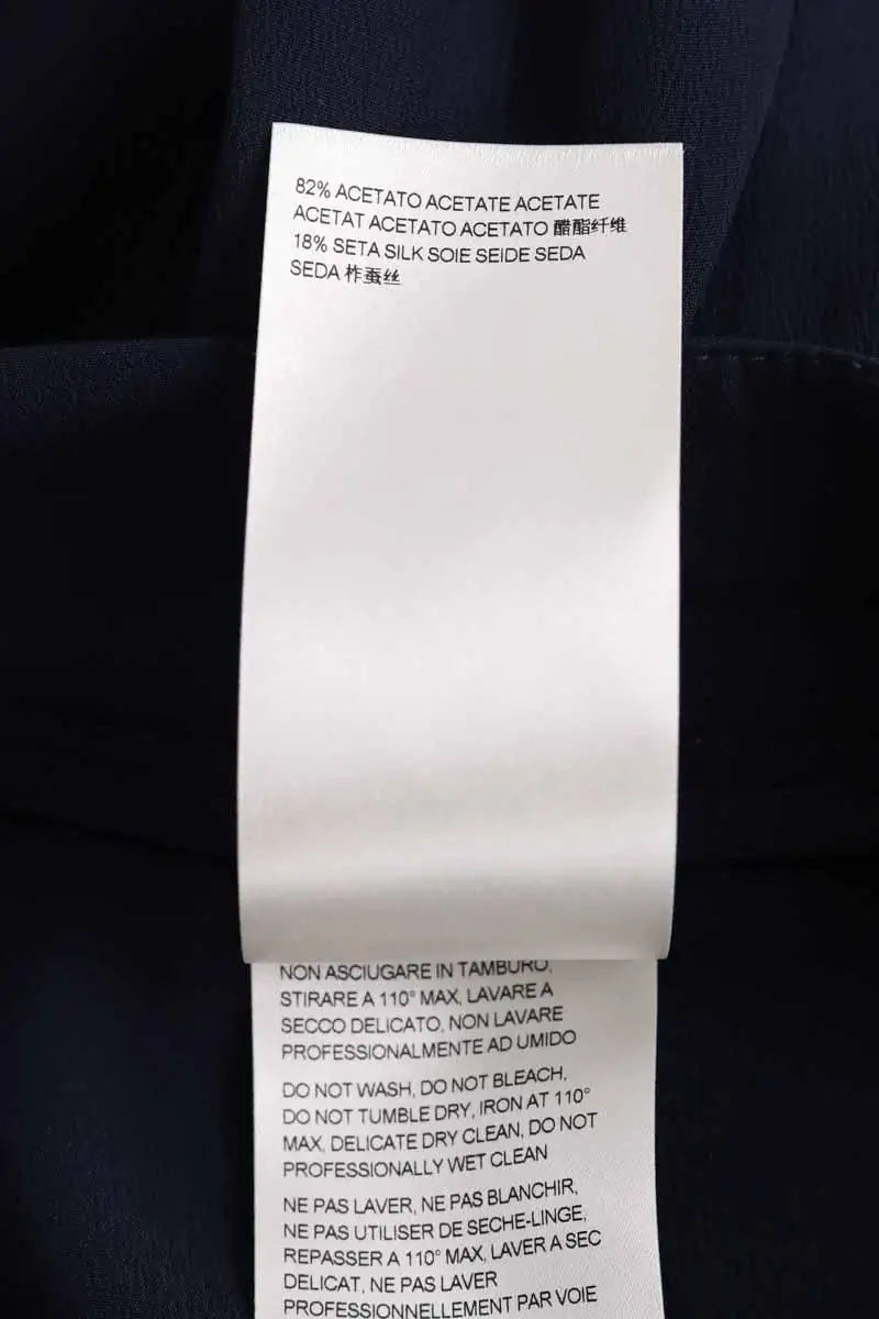 Pantalon droit Momoni Bleu en Synthétique