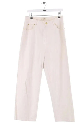 Pantalon droit Momoni Ecru en Coton, taille XL - Seconde Main