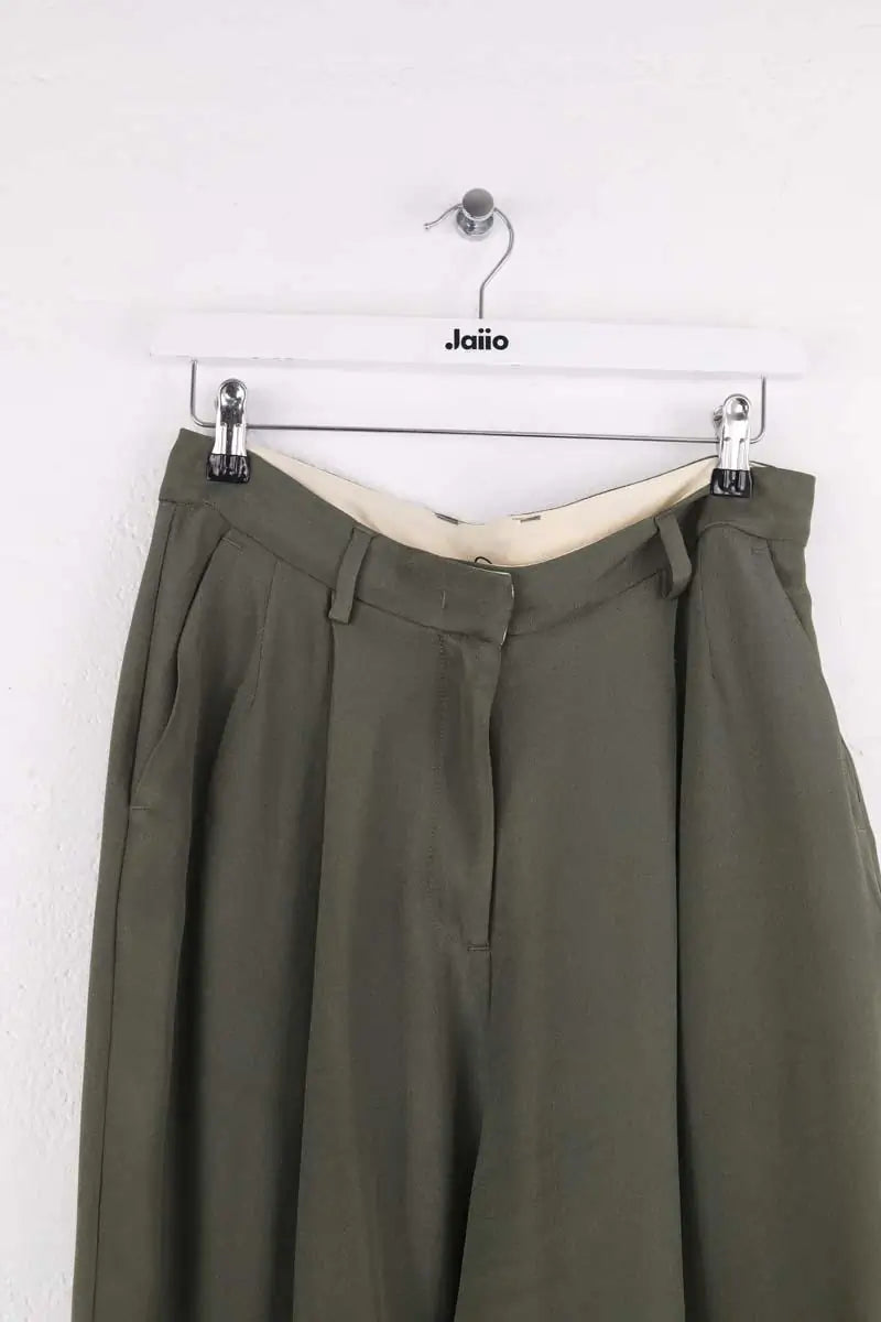 Pantalon droit Momoni Kaki en Synthétique