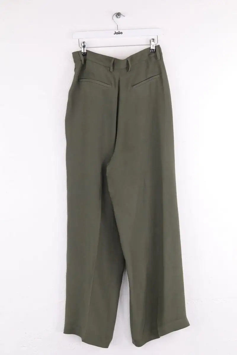 Pantalon droit Momoni Kaki en Synthétique
