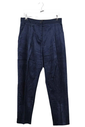 Pantalon droit Momoni Marine en Coton, taille M - Seconde Main