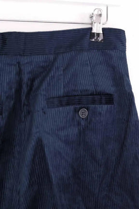 Pantalon droit Momoni Marine en Coton