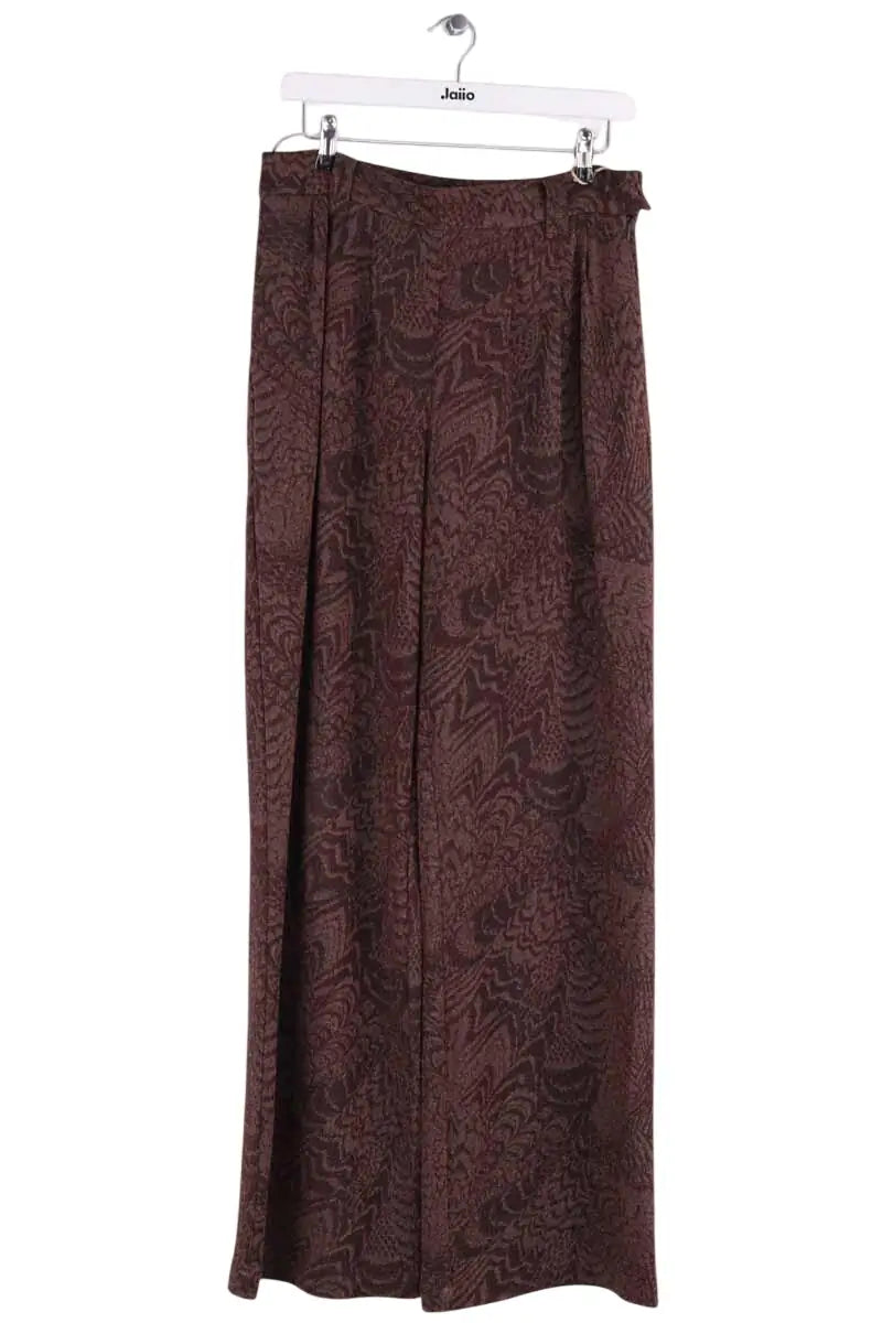 Pantalon droit Momoni Marron en Viscose, taille L - Seconde Main