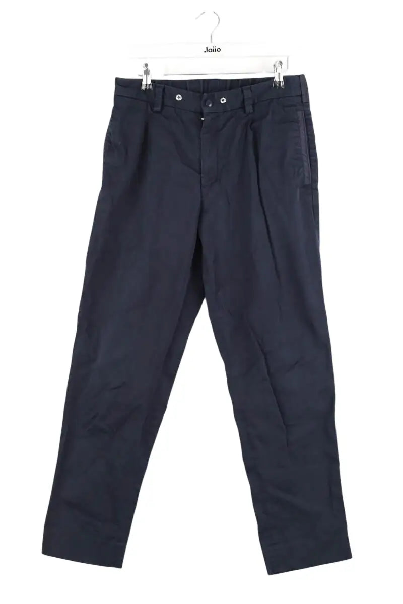 Pantalon droit Moncler Bleu en Coton, taille M - Seconde Main