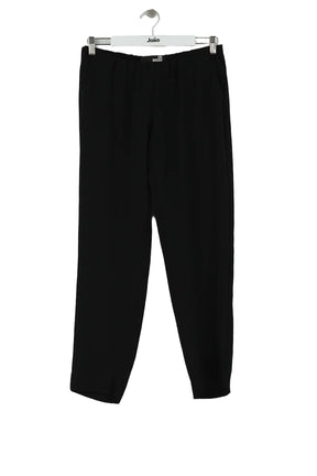Pantalon droit Moschino Noir en Polyester, taille XL - Seconde Main