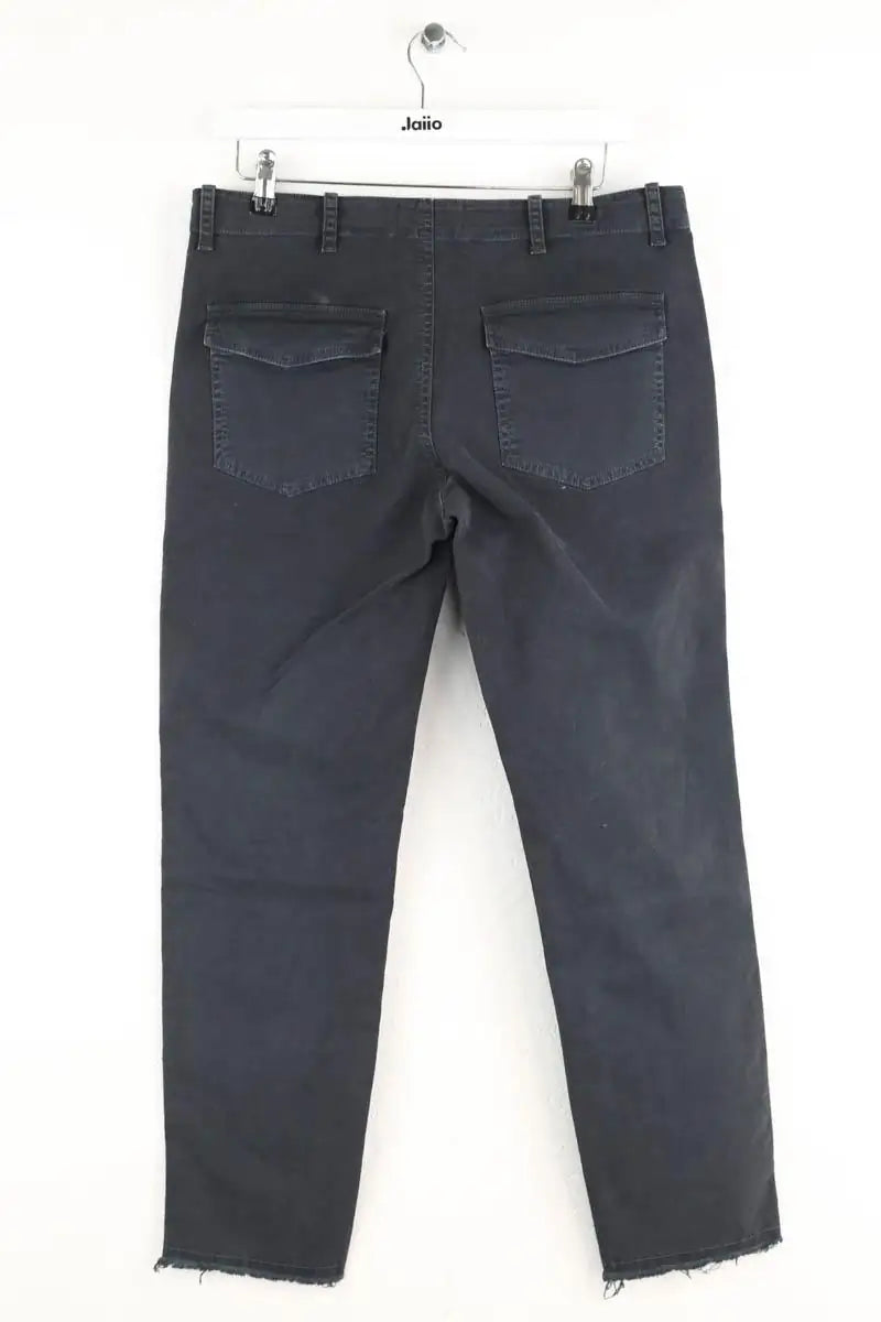 Pantalon droit Nili Lotan Noir en Coton