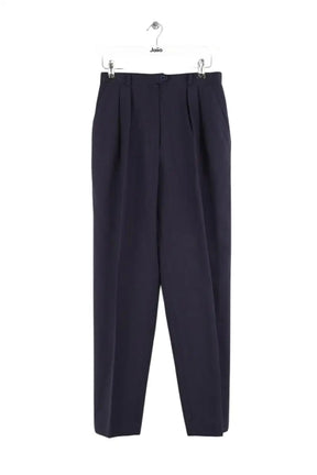 Pantalon droit Nina Ricci Marine en Coton, taille XS - Seconde Main