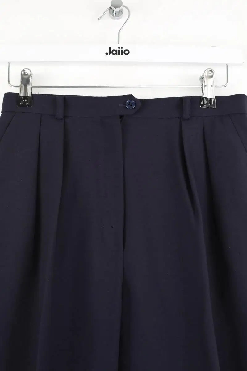 Pantalon droit Nina Ricci Marine en Coton