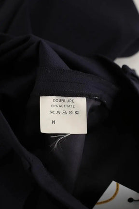 Pantalon droit Nina Ricci Marine en Coton