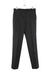 Pantalon droit Nina Ricci Noir en Laine, taille L - Seconde Main
