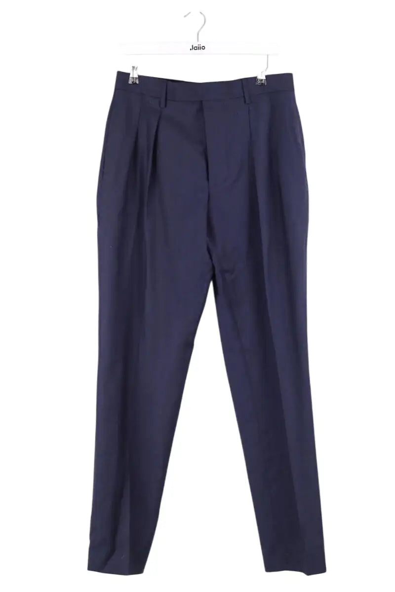 Pantalon droit Octobre Bleu en Coton, taille S - Seconde Main