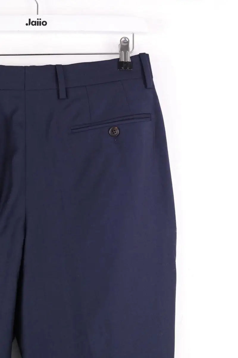 Pantalon droit Octobre Bleu en Coton