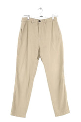 Pantalon droit Octobre Kaki en Coton, taille M - Seconde Main