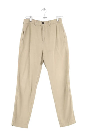 Pantalon droit Octobre Kaki en Coton, taille M - Seconde Main