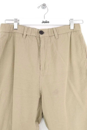 Pantalon droit Octobre Kaki en Coton