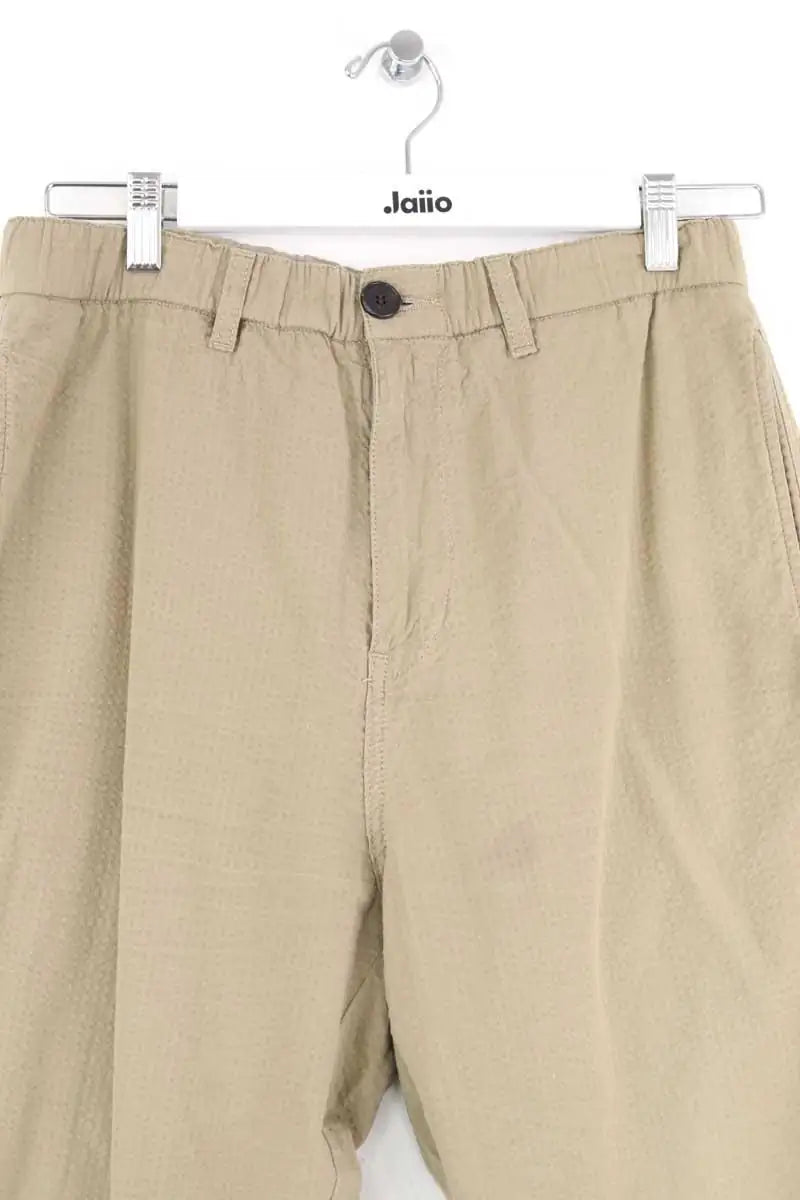 Pantalon droit Octobre Kaki en Coton