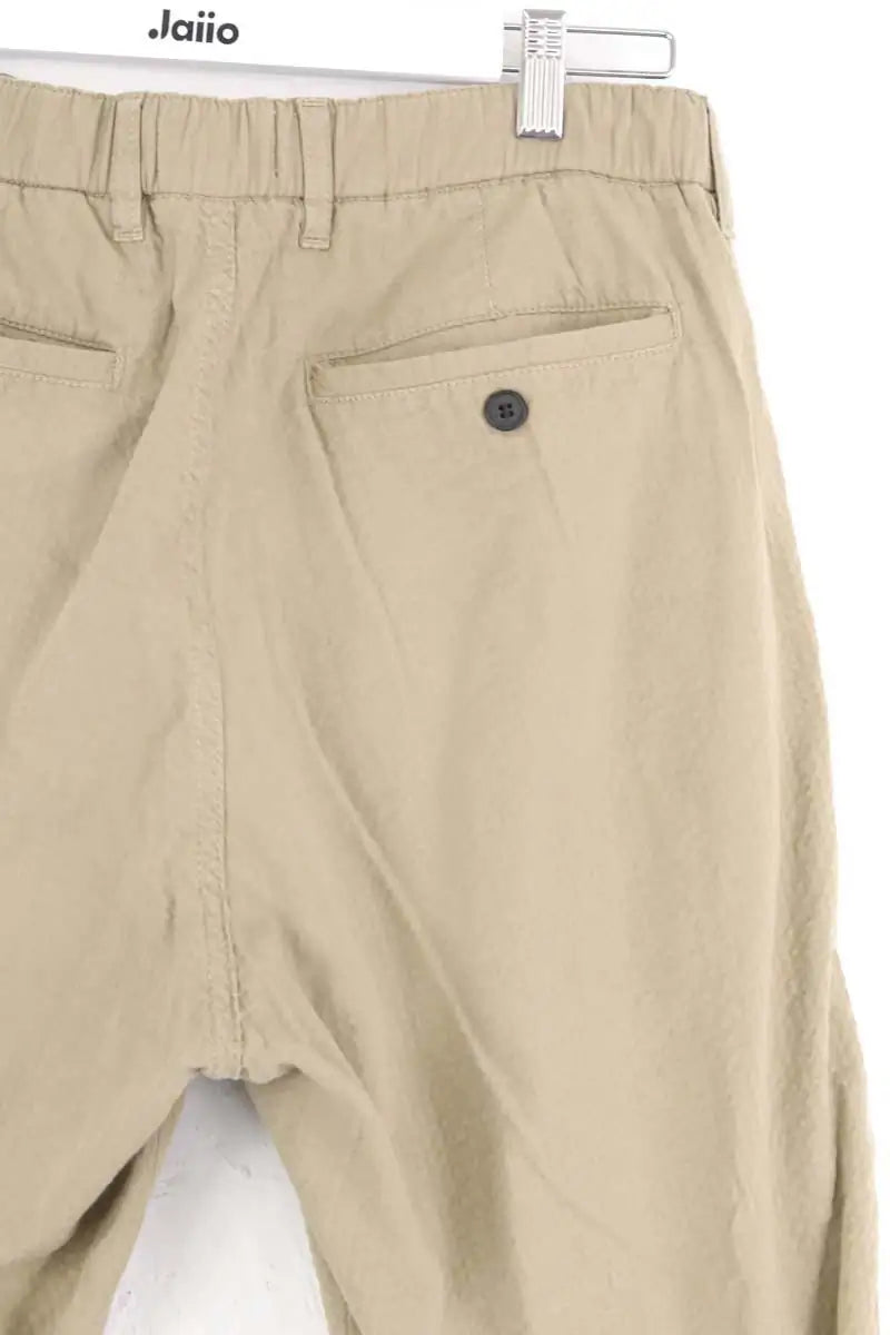 Pantalon droit Octobre Kaki en Coton