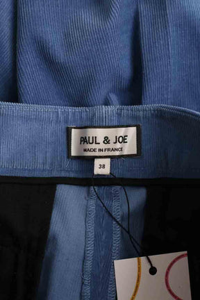 Pantalon droit Paul & Joe Bleu en Coton