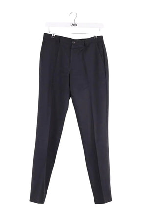 Pantalon droit Paul Smith Anthracite en Laine, taille S - Seconde Main