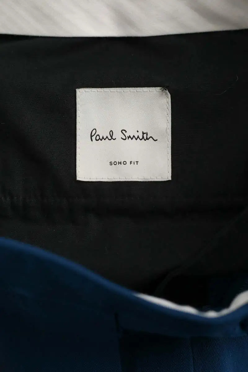Pantalon droit Paul Smith Bleu en Laine
