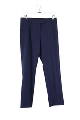 Pantalon droit Paul Smith Bleu en Laine, taille XS - Seconde Main