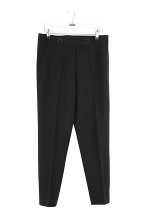 Pantalon droit Paul Smith Noir en Synthétique, taille L - Seconde Main