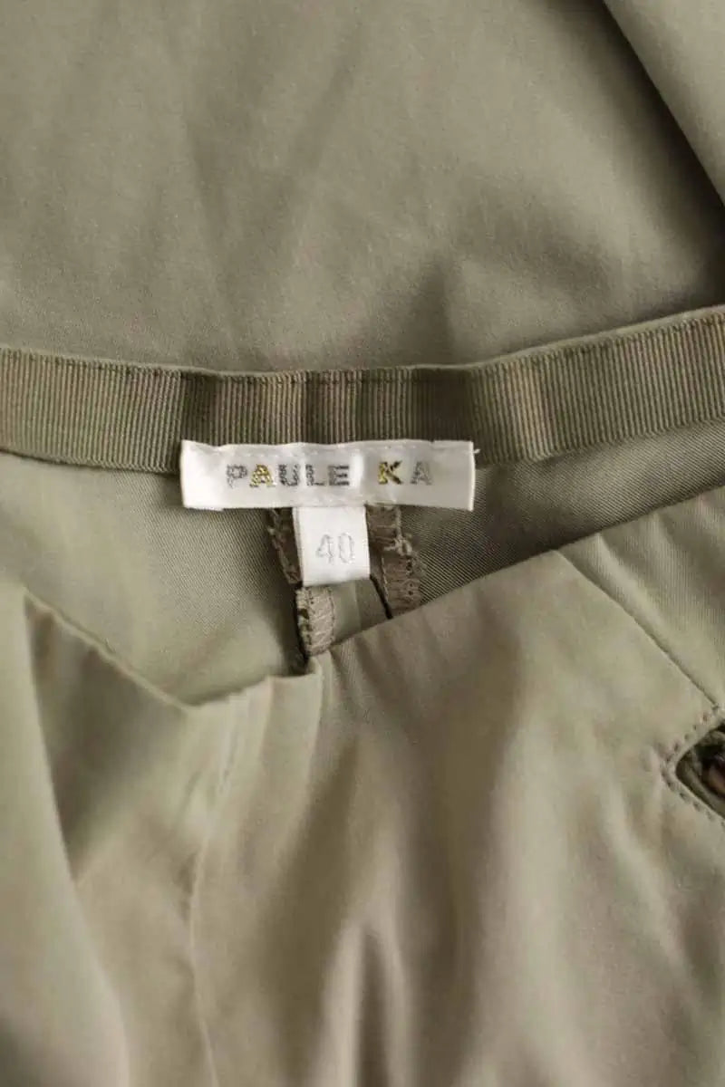 Pantalon droit Paule Ka Kaki en Coton