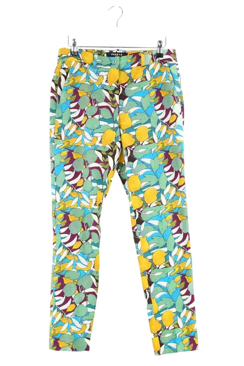 Pantalon droit Paule Ka Multicolore en Coton, taille S - Seconde Main